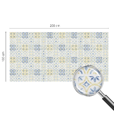 Klasszikus csempék Öntapadós ablakfólia ólomüveg mintával