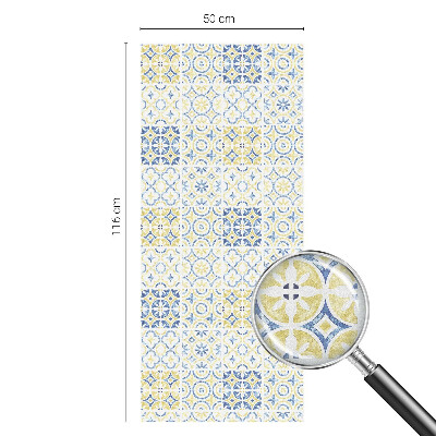 Klasszikus csempék Öntapadós ablakfólia ólomüveg mintával