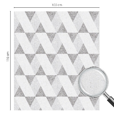 Szürke háromszögek Belátásgátló fólia ablakra