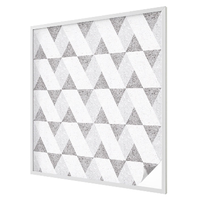 Szürke háromszögek Belátásgátló fólia ablakra