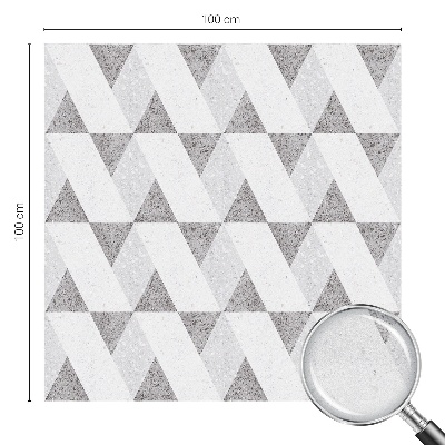 Szürke háromszögek Belátásgátló fólia ablakra