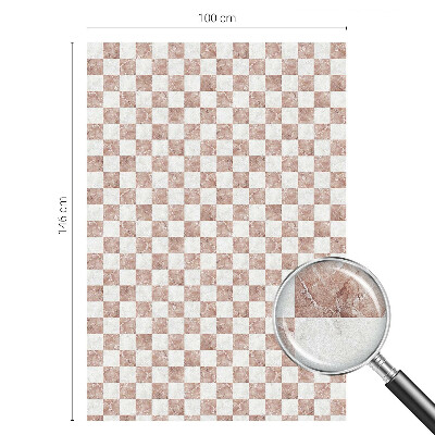 Klasszikus sakktábla Öntapadós üvegfólia vitrázs mintával