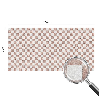 Klasszikus sakktábla Öntapadós üvegfólia vitrázs mintával