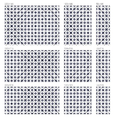 Növényi motívum Öntapadós ablakfólia ólomüveg mintával