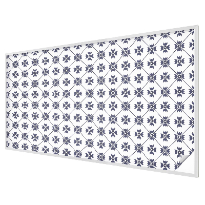 Növényi motívum Öntapadós ablakfólia ólomüveg mintával