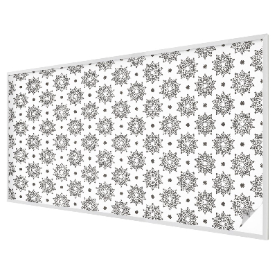 Klasszikus rozetták Öntapadós ablakfólia ólomüveg mintával