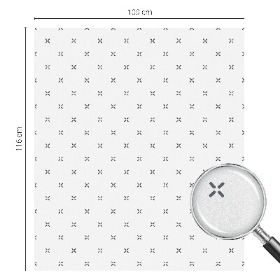 Geometriai keresztek Üvegfólia ablakra