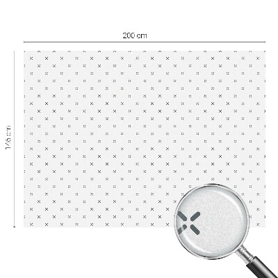 Geometriai keresztek Üvegfólia ablakra