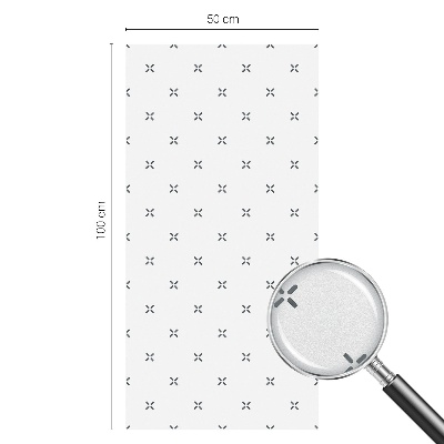 Geometriai keresztek Üvegfólia ablakra