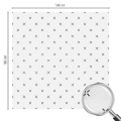 Geometriai keresztek Üvegfólia ablakra