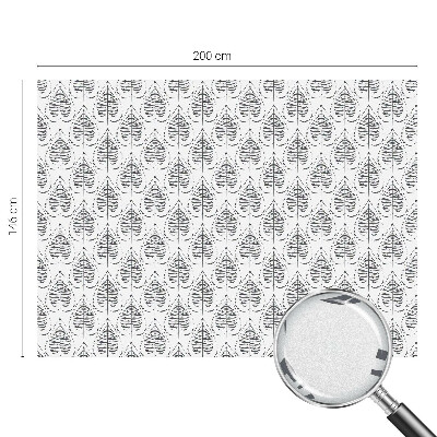 Leveles elegancia Öntapadós üvegfólia vitrázs mintával