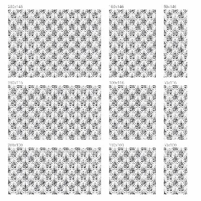 Leveles elegancia Öntapadós üvegfólia vitrázs mintával