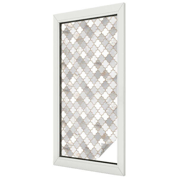 Geometrikus mozaik Üvegfólia ablakra