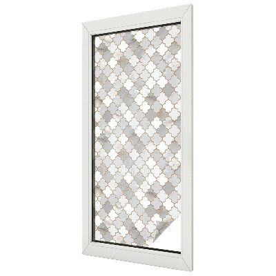 Geometrikus mozaik Üvegfólia ablakra