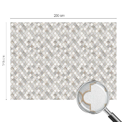 Geometrikus mozaik Üvegfólia ablakra