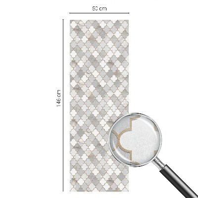 Geometrikus mozaik Üvegfólia ablakra
