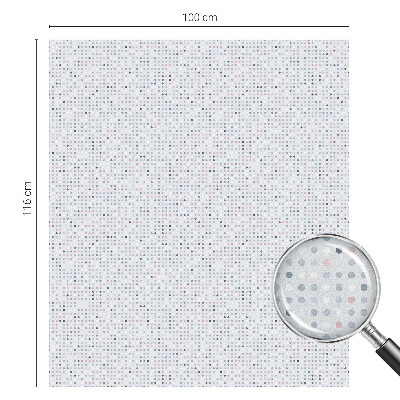 Pasztell pöttyök Öntapadós ablakfólia ólomüveg mintával