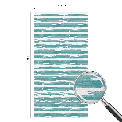 Zöld csíkok Üvegfólia ablakra