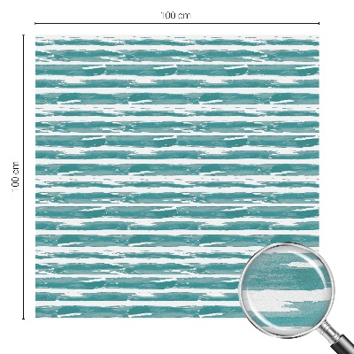 Zöld csíkok Üvegfólia ablakra