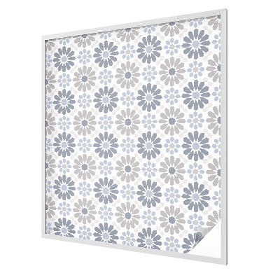 Virágos mozaik Belátásgátló fólia ablakra