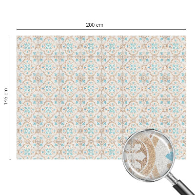 Rusztikus csempék Öntapadós üvegfólia vitrázs mintával