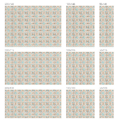 Rusztikus csempék Öntapadós üvegfólia vitrázs mintával