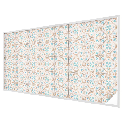 Rusztikus csempék Öntapadós üvegfólia vitrázs mintával