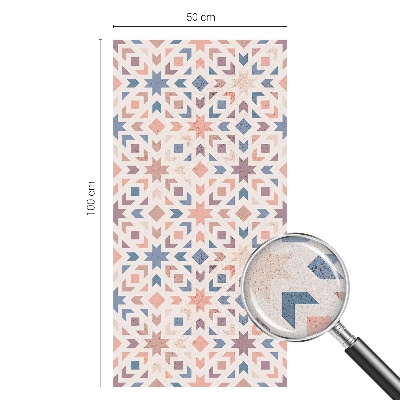 Színes minták Öntapadós ablakfólia ólomüveg mintával