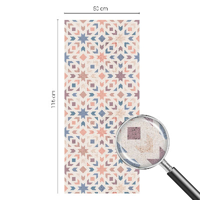 Színes minták Öntapadós ablakfólia ólomüveg mintával