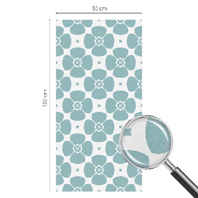 Virágszimmetria Ablaküveg fólia belátásgátló