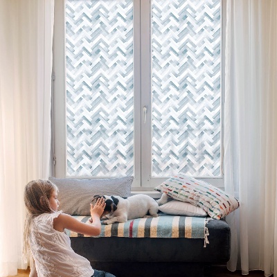 Geometrikus minta Üvegfólia ablakra