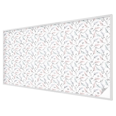 növényi levelek Öntapadós üvegfólia vitrázs mintával