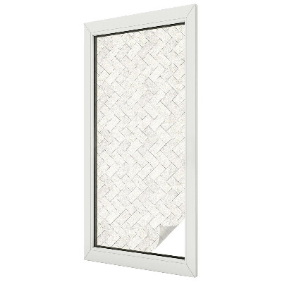 Halszálkás motívum Belátásgátló fólia ablakra