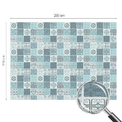 Bohém csempe Öntapadós ablakfólia ólomüveg mintával