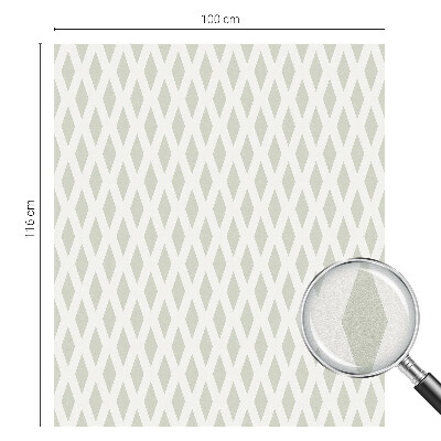 Gyémántminta Öntapadós üvegfólia vitrázs mintával