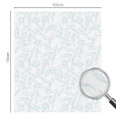 Éteri levelek Üvegfólia ablakra