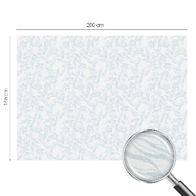 Éteri levelek Üvegfólia ablakra