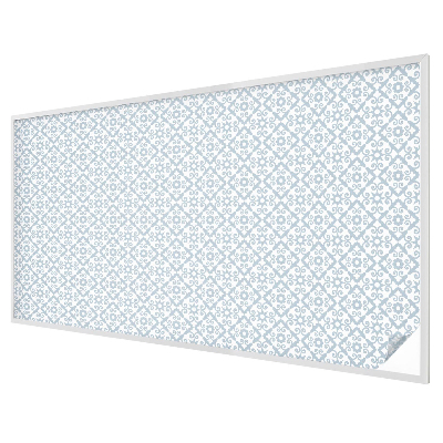 Kék díszek Belátásgátló fólia ablakra