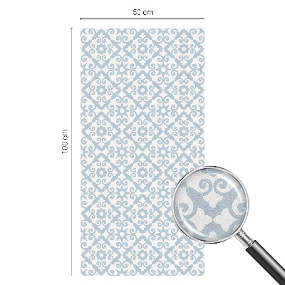 Kék díszek Belátásgátló fólia ablakra