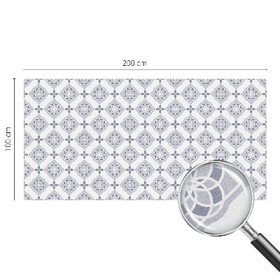 Virágos rombuszok Ablaküveg fólia belátásgátló