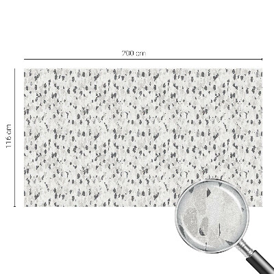 Finom elegancia Öntapadós üvegfólia vitrázs mintával