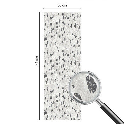 Finom elegancia Öntapadós üvegfólia vitrázs mintával