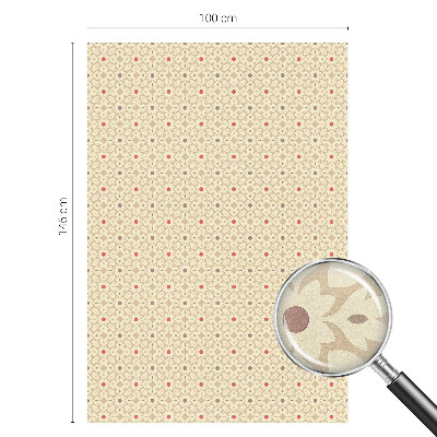 Virágminták Öntapadós ablakfólia ólomüveg mintával