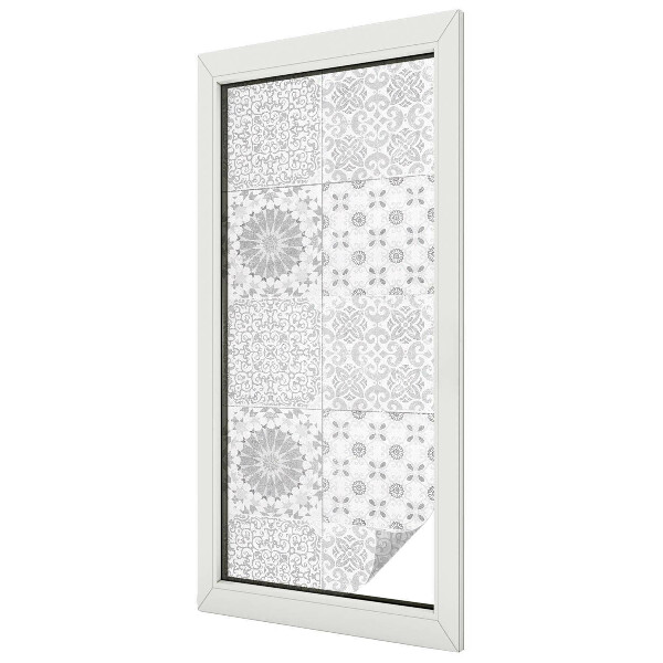 Klasszikus elegancia Öntapadós üvegfólia vitrázs mintával