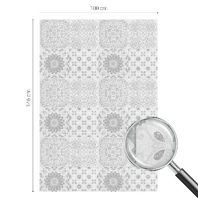 Klasszikus elegancia Öntapadós üvegfólia vitrázs mintával