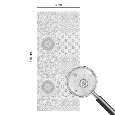 Klasszikus elegancia Öntapadós üvegfólia vitrázs mintával