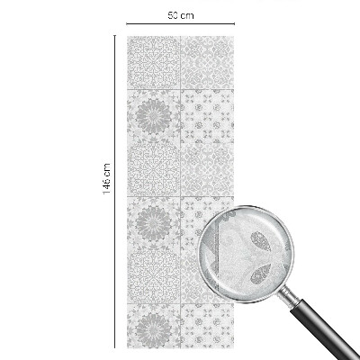 Klasszikus elegancia Öntapadós üvegfólia vitrázs mintával