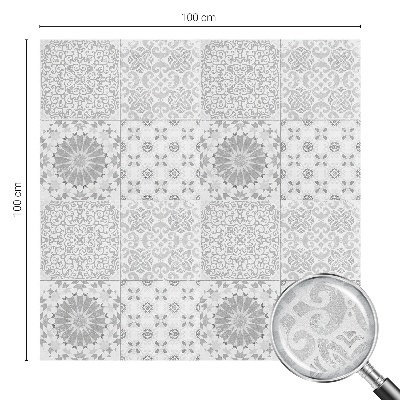 Klasszikus elegancia Öntapadós üvegfólia vitrázs mintával