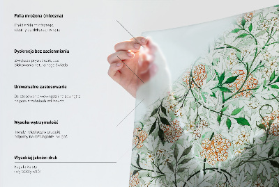 Kék geometria Belátásgátló fólia ablakra