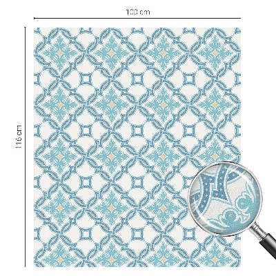 Klasszikus szimmetria Öntapadós ablakfólia ólomüveg mintával